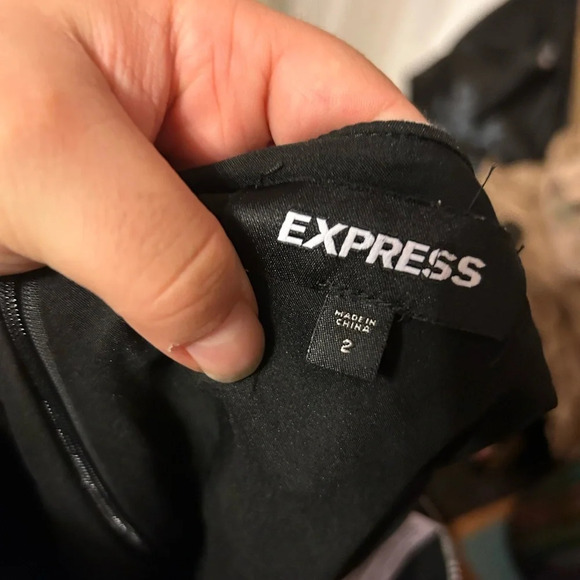 EXPRESS PLAID ASYMMETRICAL MINI SKIRT - Picture 3 of 4